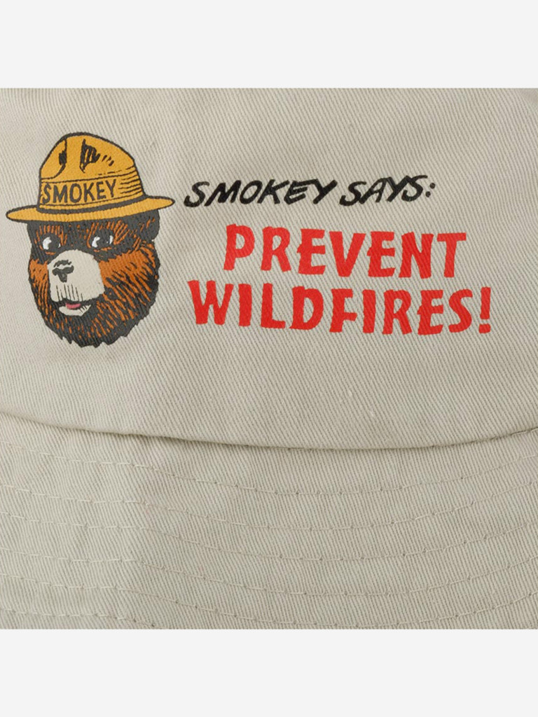 Панама AMERICAN NEEDLE 21012A-SBEAR Smokey Bear Twill Bucket (белый)