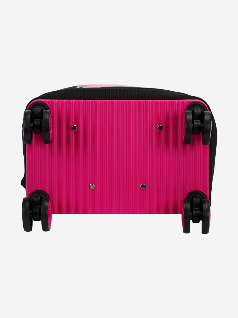 Чемодан детский BEYOND TIME D07 Девочка в кожаной куртке черный