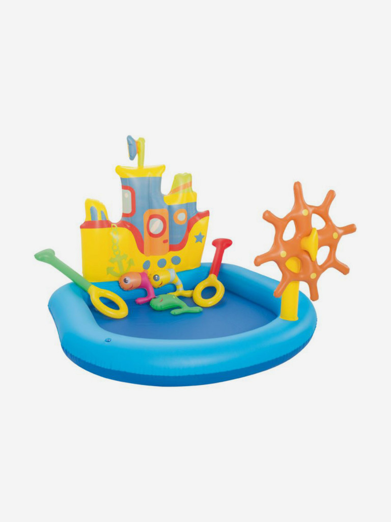 Бассейн надувной игровой Bestway 52211 Кораблик (140х130х104см) 2+