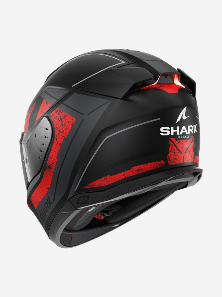 Мотошлем интеграл Shark SKWAL i3 RHAD MAT Black/Chrome/Red