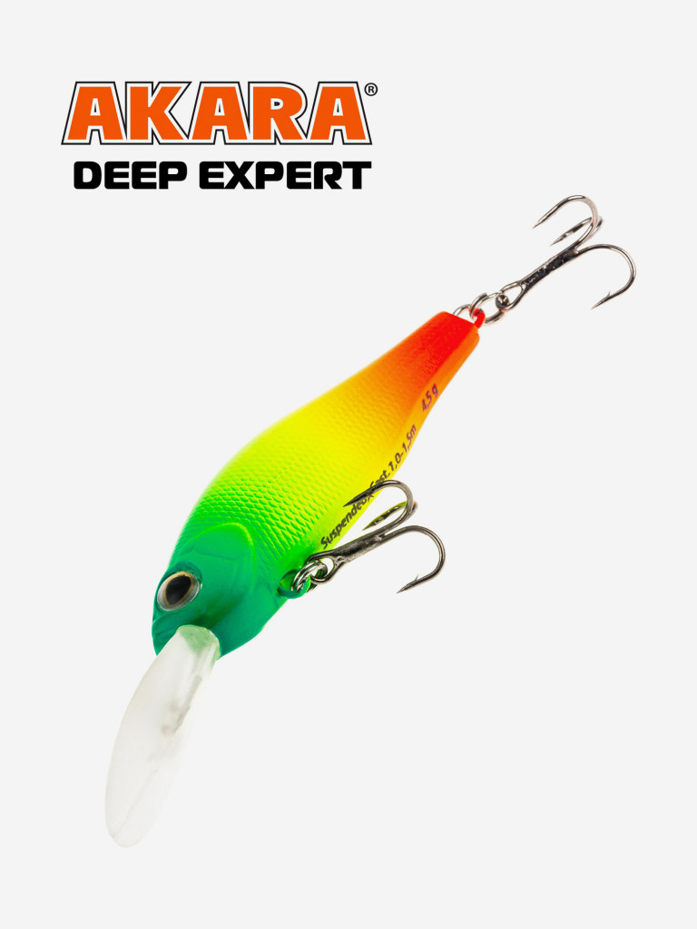 Воблер Akara Deep Expert суспендер, на окуня, щуку, голавля 50 мм. 4,5 гр. A113