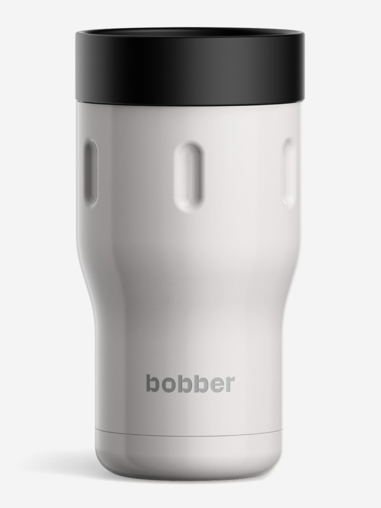 Термокружка вакуумная BOBBER Tumbler 350 мл, крышка 360, тепло до 6 часов, серый