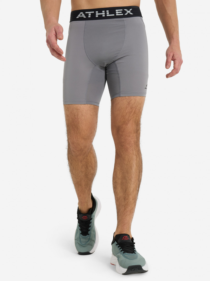 Шорты компрессионные мужские Athlex Серый 999₽