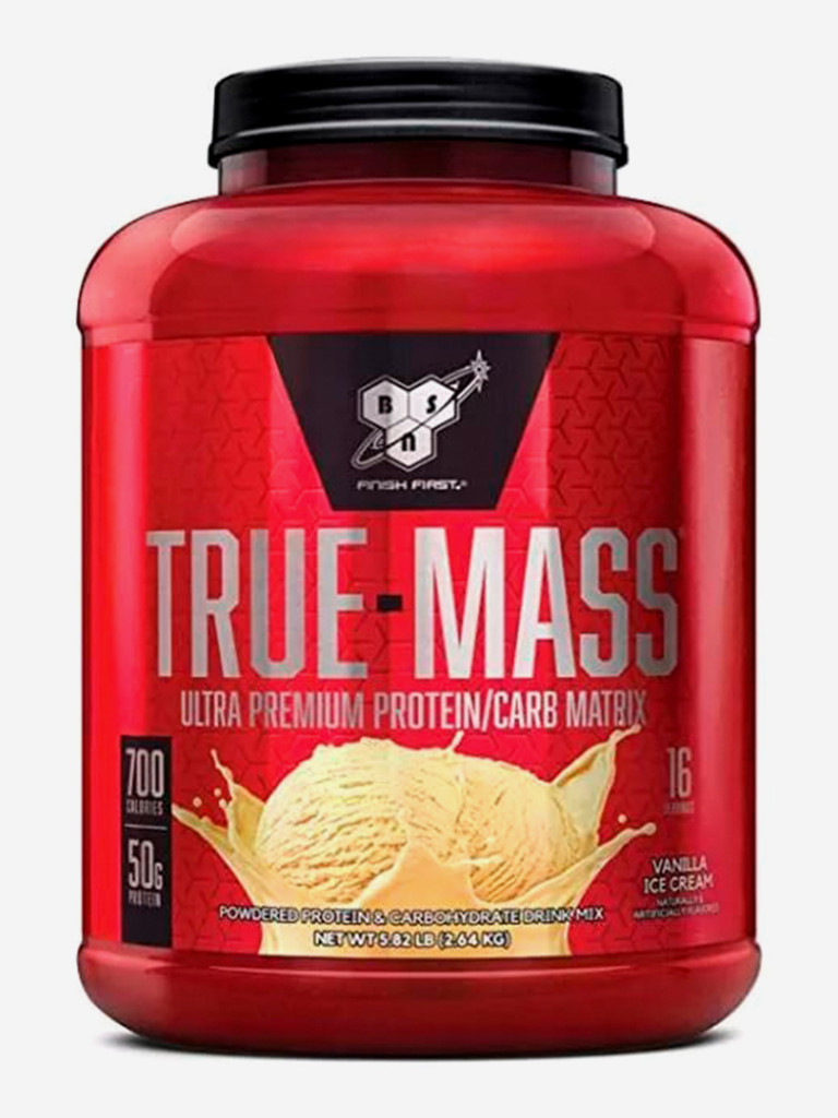 Гeйнeр BSN True-Mass, 2640, Ванильноe морожeноe
