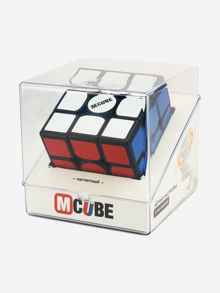 Кубик Рубика 3x3 Магнитный M-CUBE Чёрный, белый, жёлтый, зелёный, синий,  красный, оранжевый цвет — купить за 790 руб. со скидкой 60 %, отзывы в  интернет-магазине Спортмастер