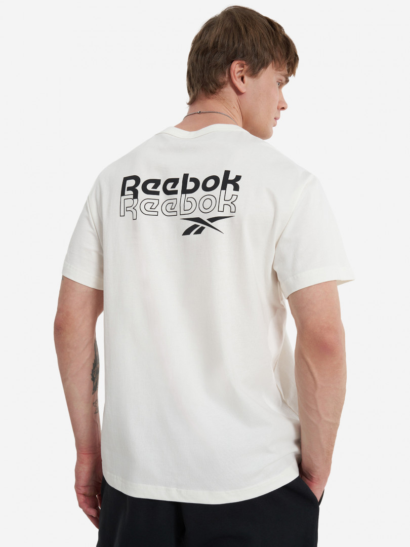 фото Футболка мужская reebok brand proud, белый