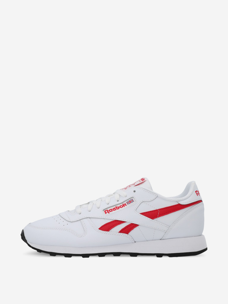 Кроссовки Reebok Classic Leather белый/серый цвет — купить за 11999 руб.,  отзывы в интернет-магазине Спортмастер