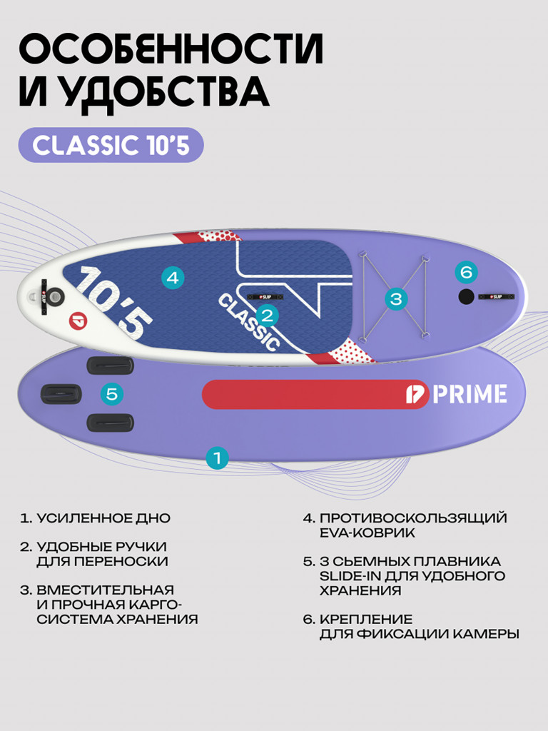 Сапборд PRIME - CLASSIC 10'5