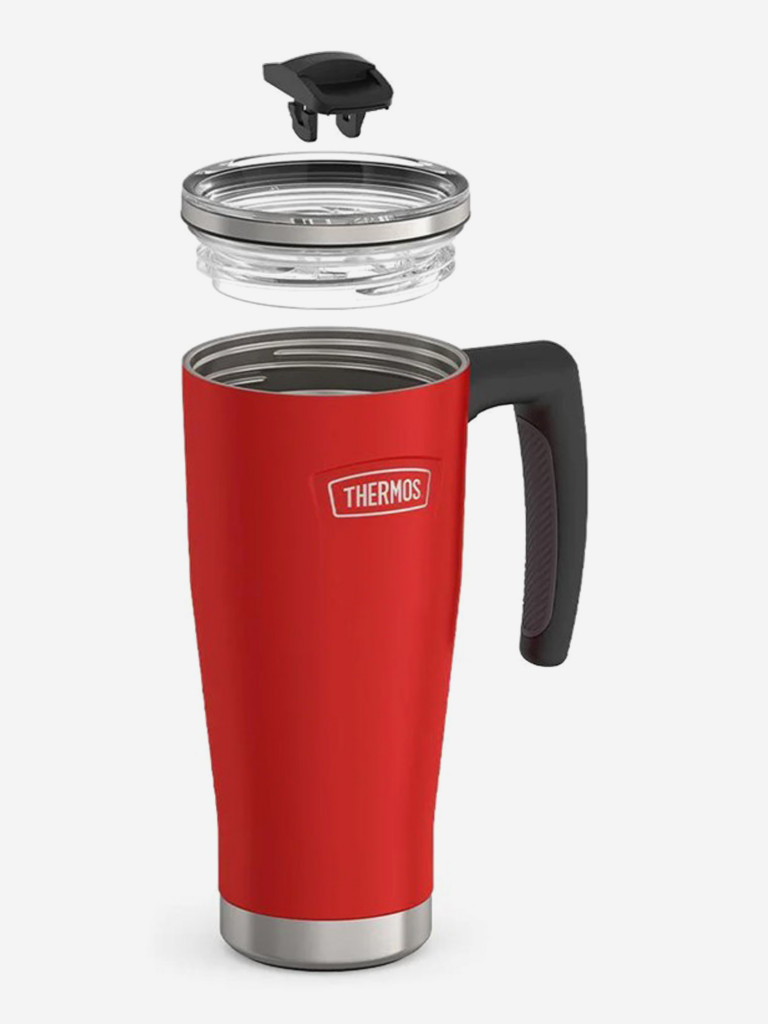 Термокружка с ручкой 530 мл THERMOS ICON-1164 красная