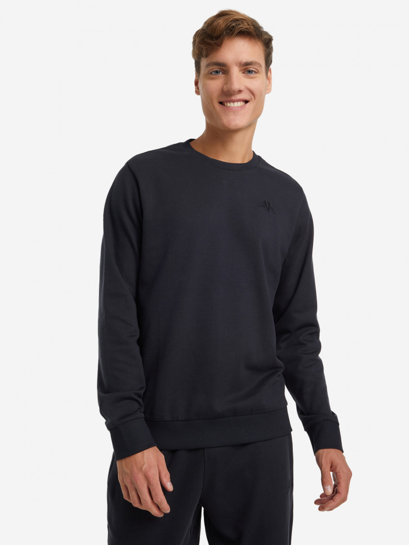 фото Свитшот мужской kappa, черный