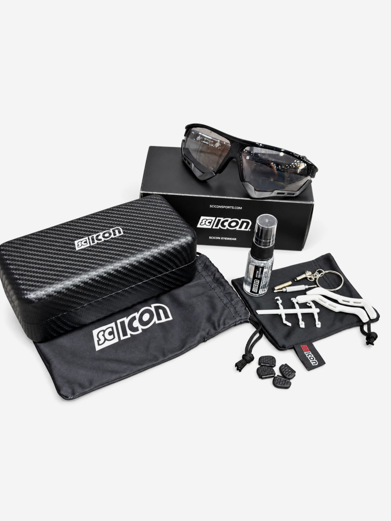 Очки спортивные Scicon AeroComfort оправа Black Gloss линза SCNXT Photochromic Bronze Mirror