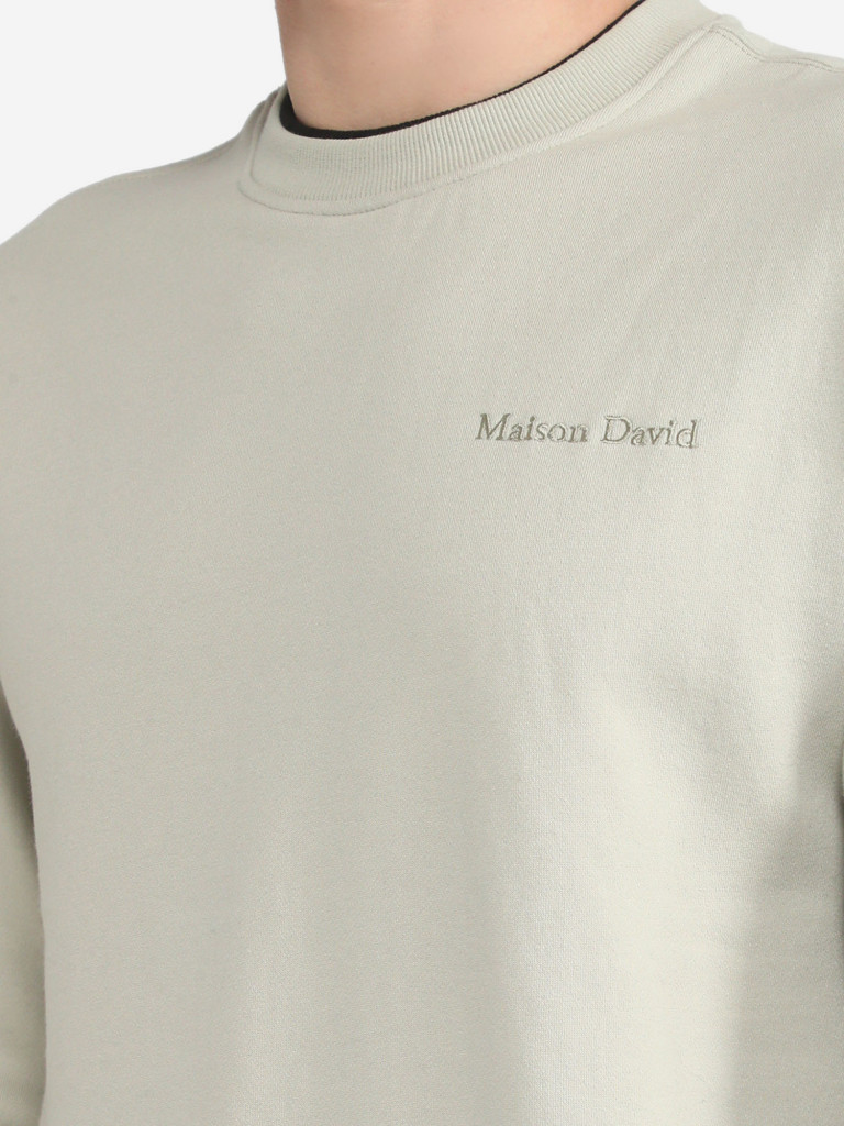 Мужской свитшот из футера с начесом MAISON DAVID