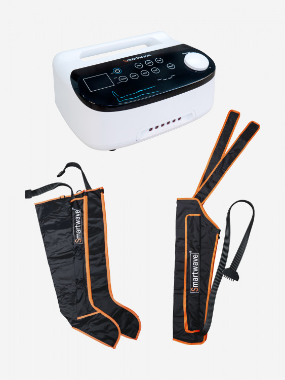 Лимфодренажный массажер Smartwave 600, комплект с манжетами для ног и манжетой для руки