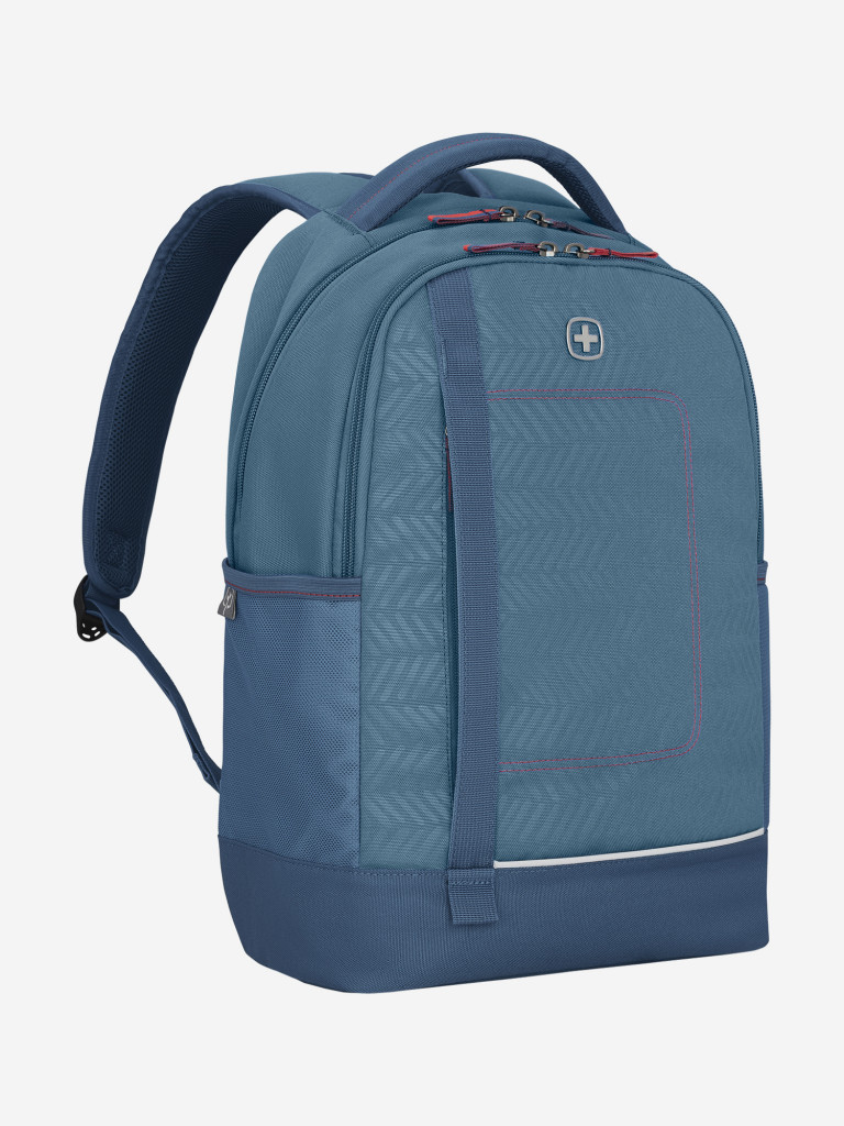 Рюкзак WENGER NEXT Tyon 16", синий/деним, переработанный ПЭТ/Полиэстер, 32х18х48 см, 23 л.