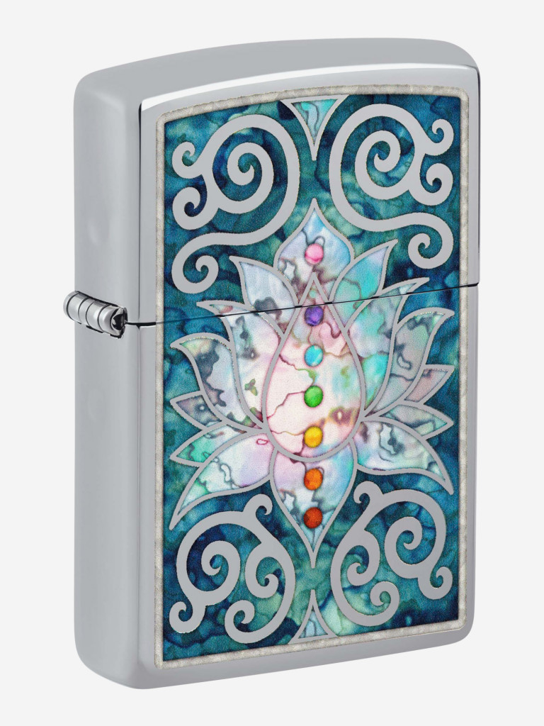 Зажигалка бензиновая ZIPPO 48592 Lotus Flower