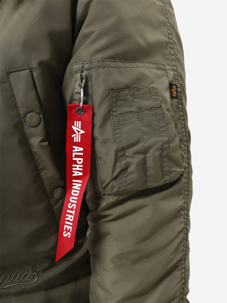 Парка зимняя мужская N-3B Logo Oxford Alpha Industries