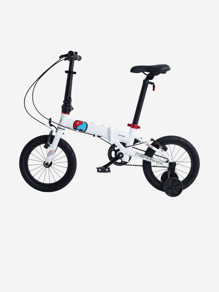 Велосипед Детский Складной Maxiscoo S007 PRO 14'' Белый (2024)