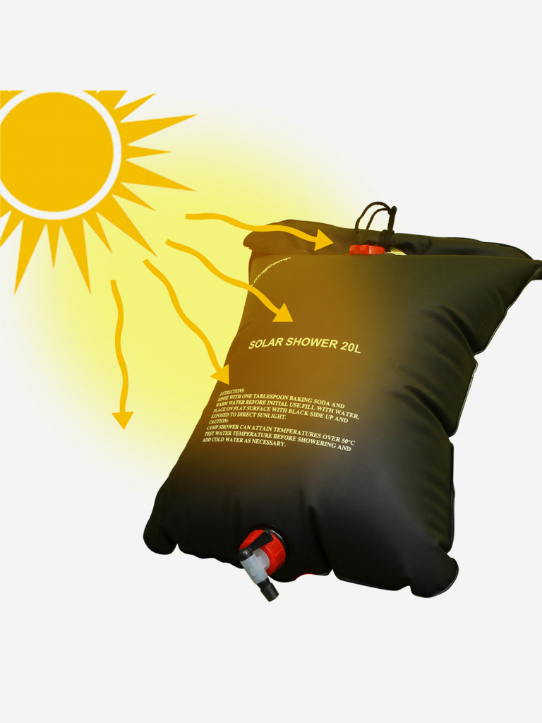 Душ походный KingCamp 3658 Solar Shower 20л