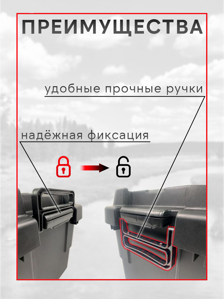 Ящик экспедиционный RapiraX Sputnik 30л Зеленый