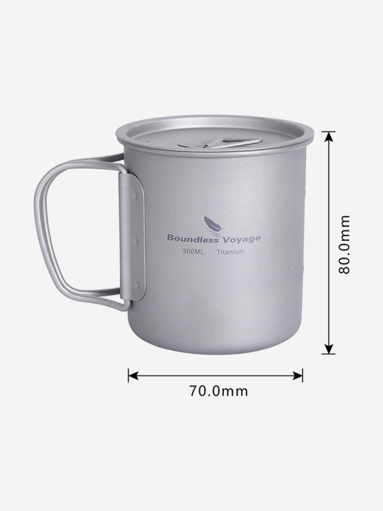 Кружка Boundless Voyage титановая, 300 мл