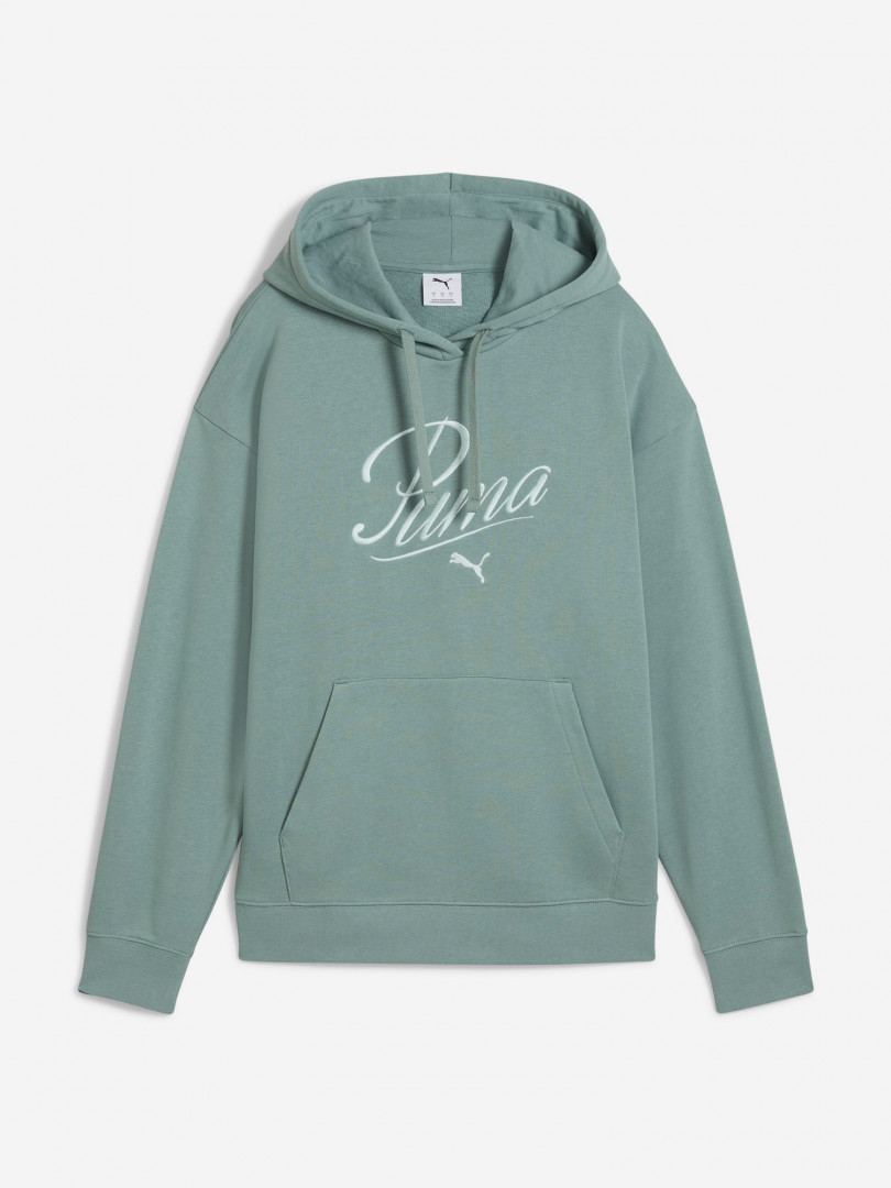 Худи женская PUMA Ess Script Comfort Зеленый 7199₽