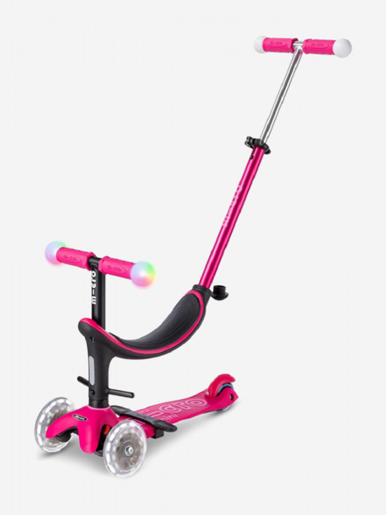 Самокат Micro Mini2Grow Deluxe Magic LED 2025