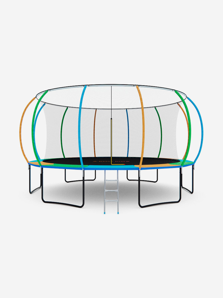 Батут с сеткой DFC A.KOU KIDS 16ft с лестницей (2 короба)