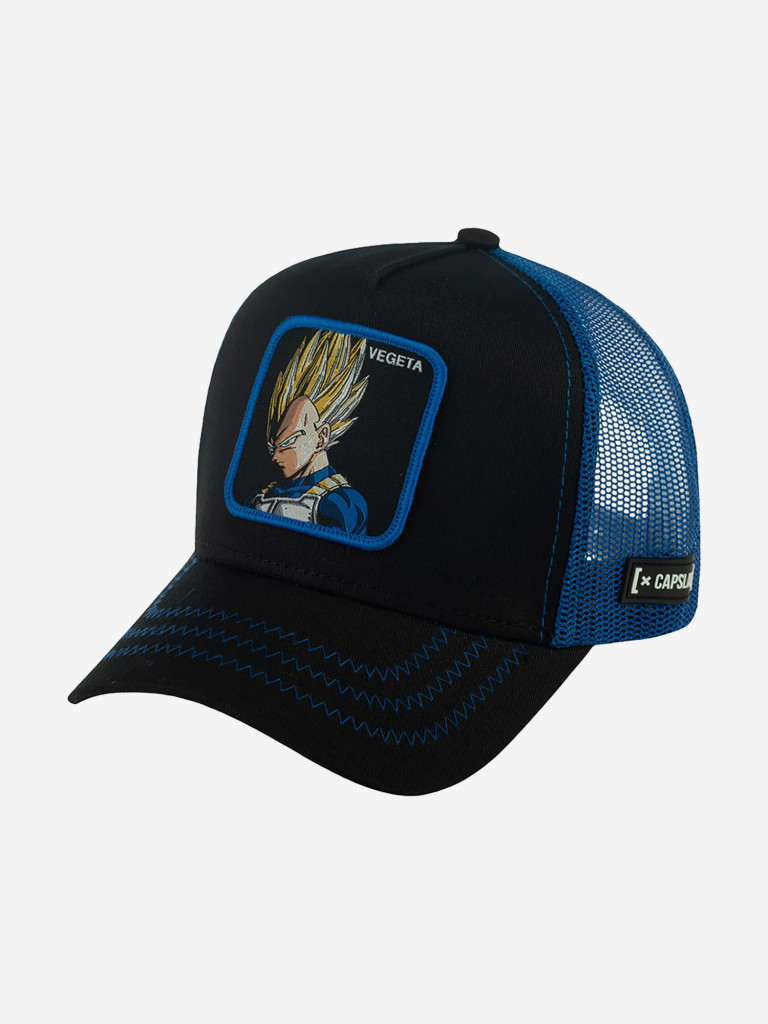 Бейсболка с сеточкой CAPSLAB CL/DBZ/1/VE3 Dragon Ball Vegeta Saiyan (черный)