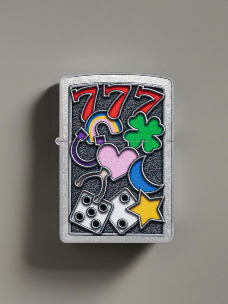 Зажигалка бензиновая ZIPPO 48682 All Luck