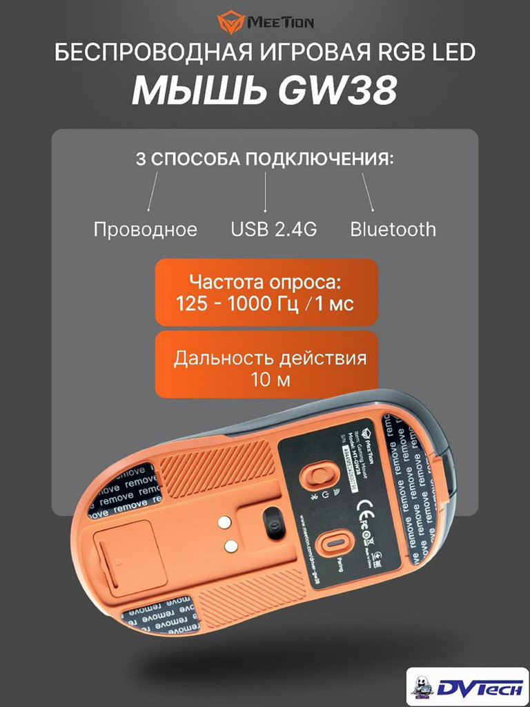 Игровая мышь MEETION GW38