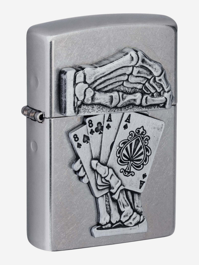Зажигалка бензиновая ZIPPO 49536 Dead Mans Hand Emblem