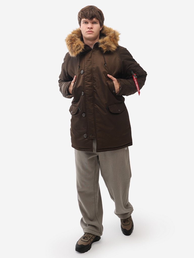 Парка зимняя мужская N-3B Regular Fit Alpha Industries