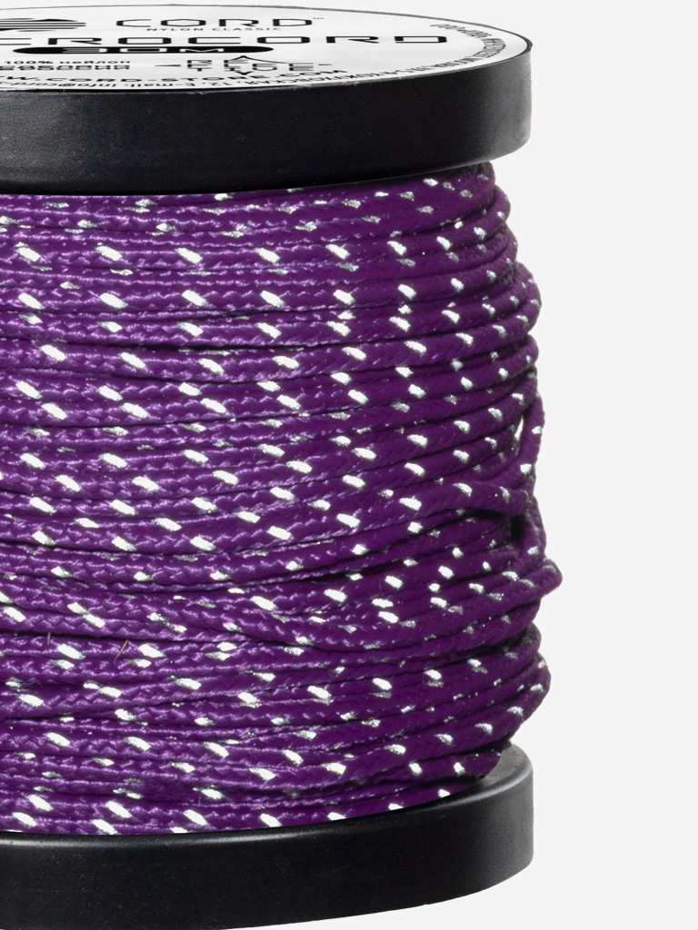 Микрокорд CORD катушка 10м светоотражающий (purple)