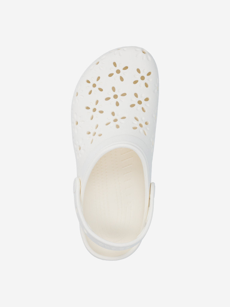 Сабо женские Crocs Classic Floral Cut Out