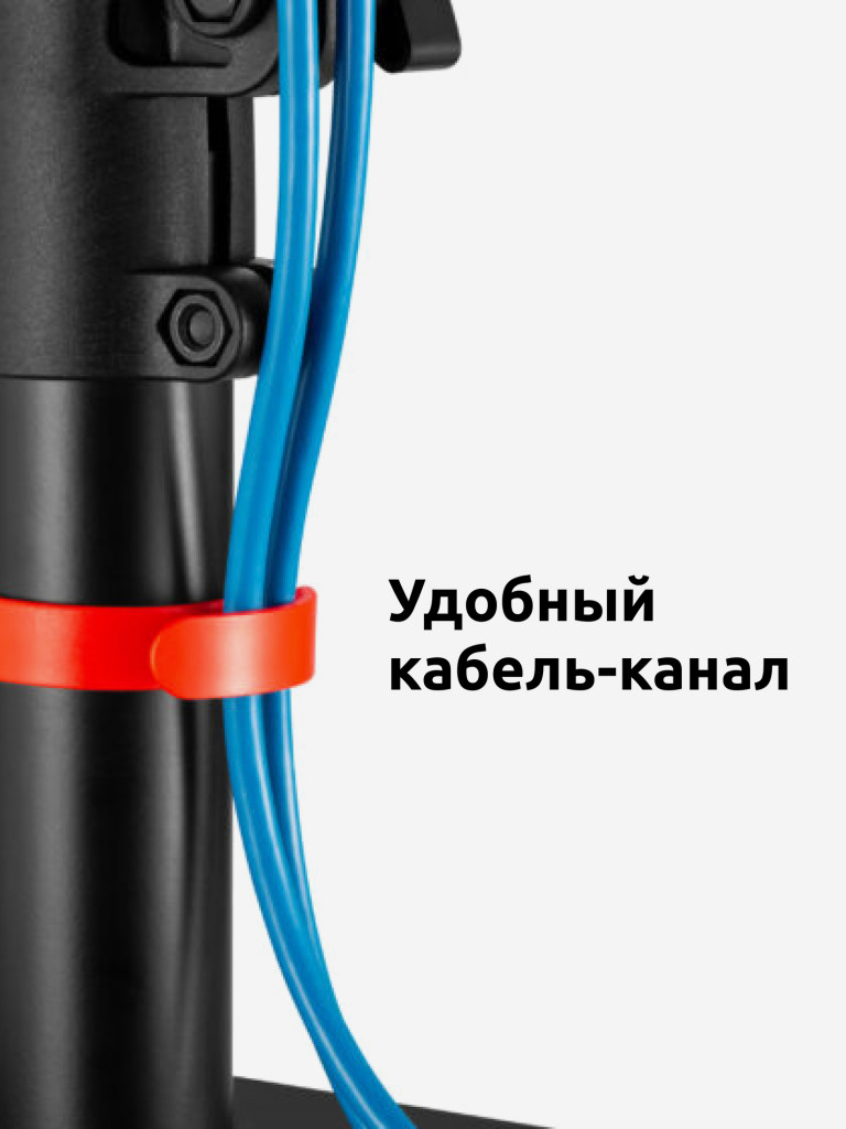 UNITEKI SMS405RD PRO LINE Комплект подставок для колонок к столу на струбцинах, полочка для проектора, поворотно-наклонные, телескопические, настольные