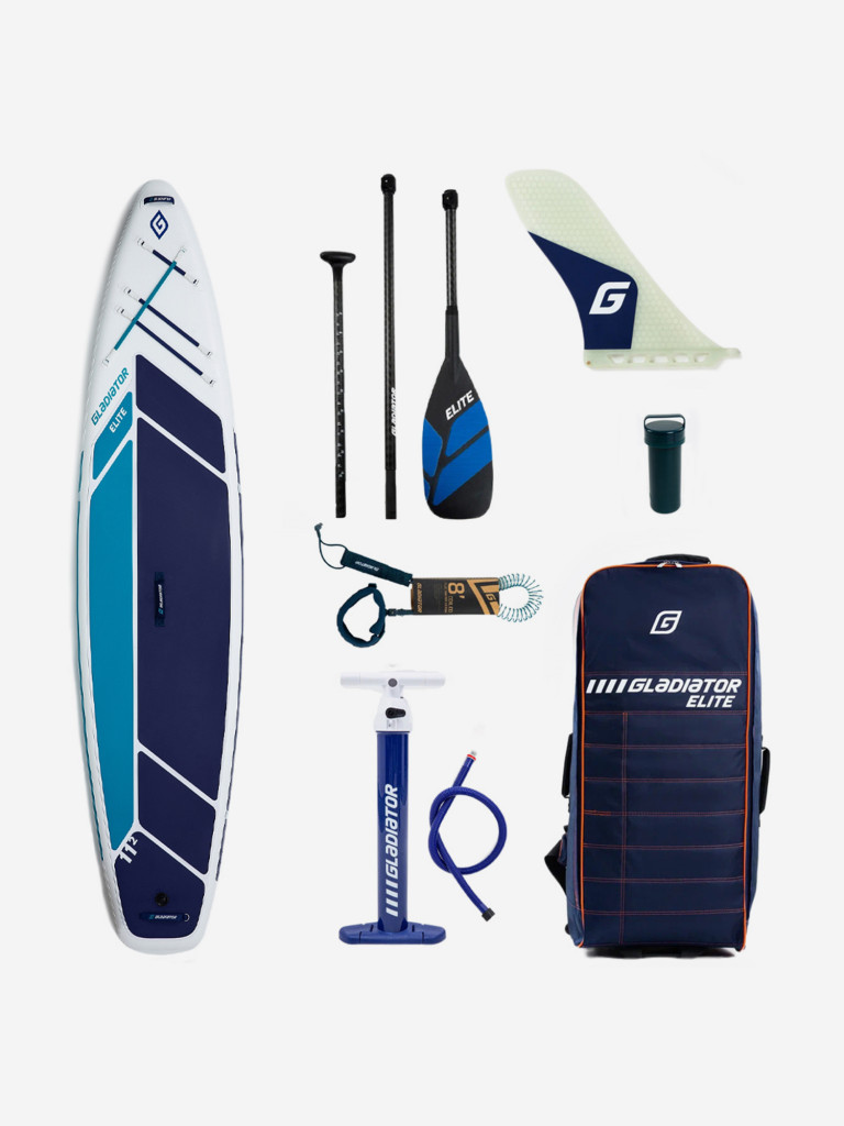 SUP надувной Gladiator ELITE 11.2 двухслойный, полная комплектация