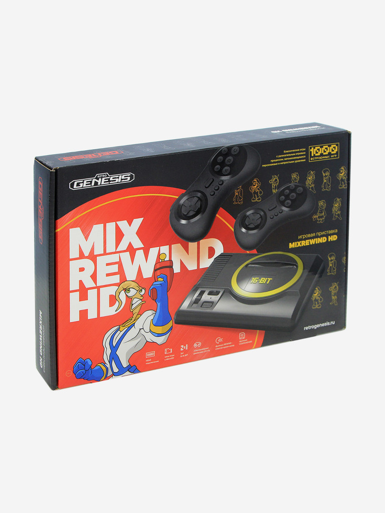 Игровая приставка RETRO GENESIS MixRewind HD +1000 игр