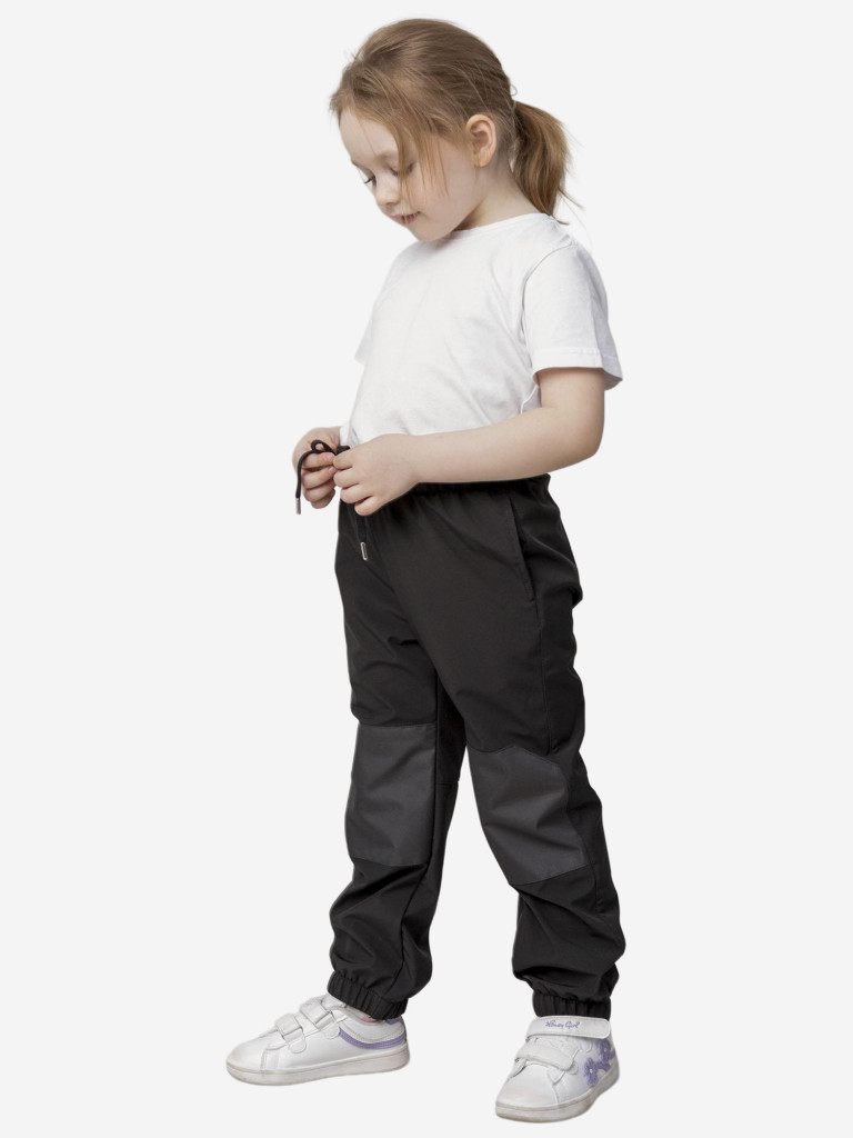 Брюки софтшелл для мальчика batik черный