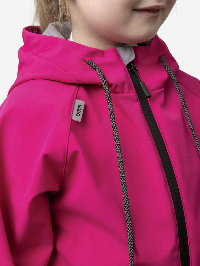 Кобинезон софтшелл для девочки batik малиновый