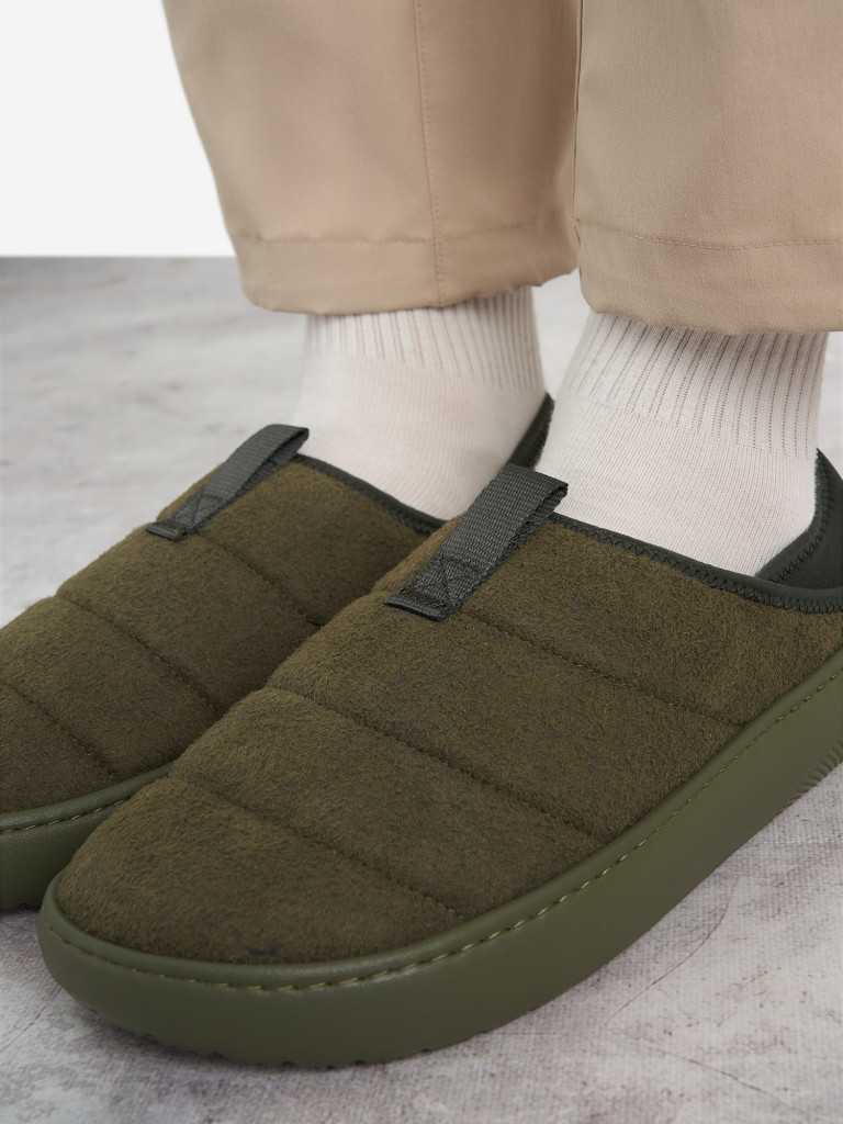 Слипоны утепленные мужские Crocs Classic Sueded Moc