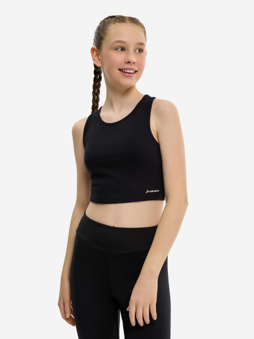 Спортивный топ бра для девочек Demix 31890990299 Черный, размер 134, 140,146, 152,122, 128,158, 164, фото 2