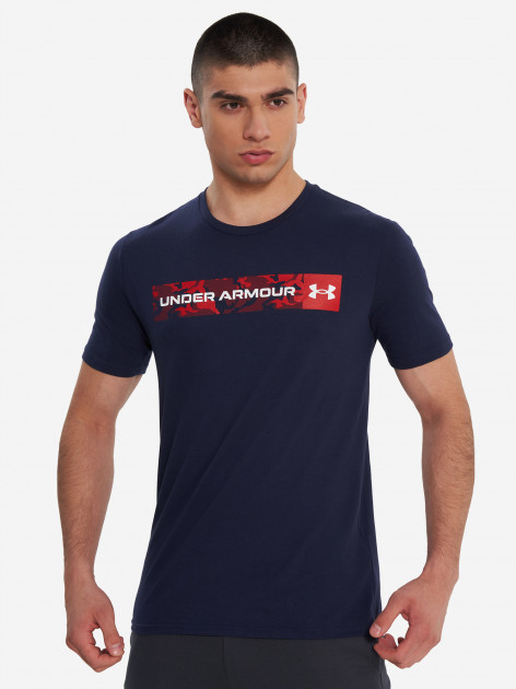 Футболка мужская Under Armour арт. 1376830 темно-синий цвет — купить за ...