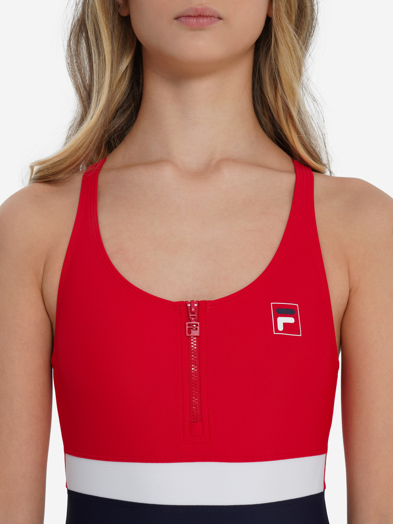 Купальник слитный для девочек FILA