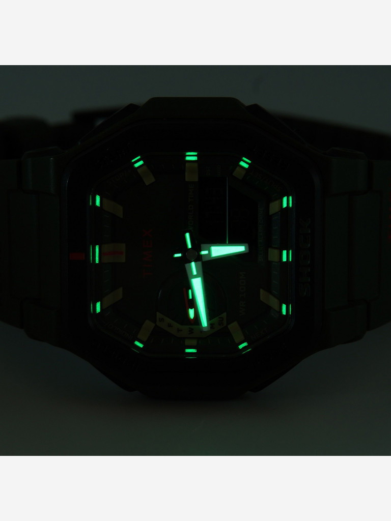 Спортивные часы TIMEX TW2V35400, Кварцевые, 45 мм, с подсветкой Indiglo