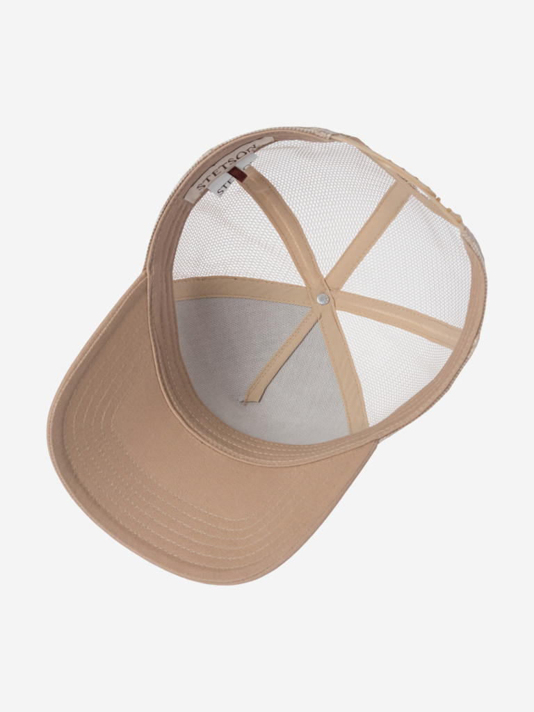Бейсболка с сеточкой STETSON 7751179 TRUCKER CAP COTTON (бежевый)