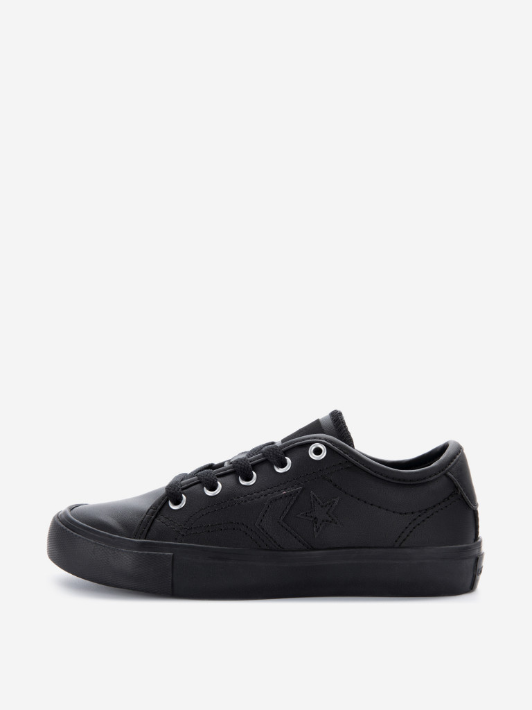 Converse star replay black on sale