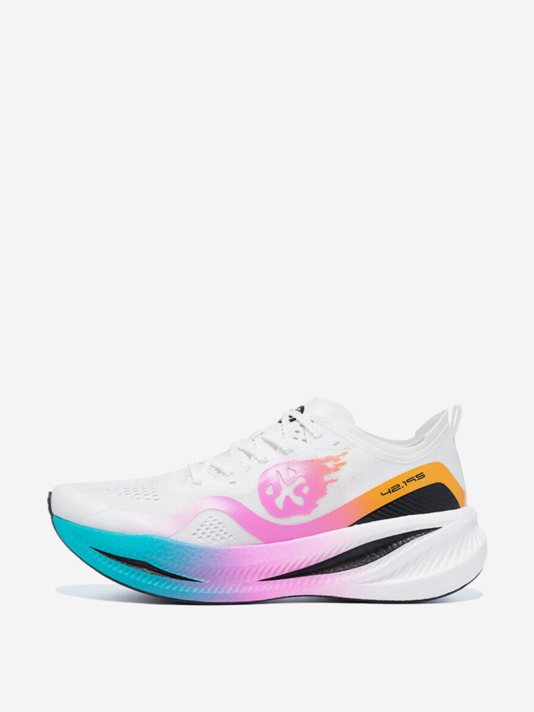 Кроссовки BMAI Carbon FLY Mid Top Running Shoes Men's Blue Pink White