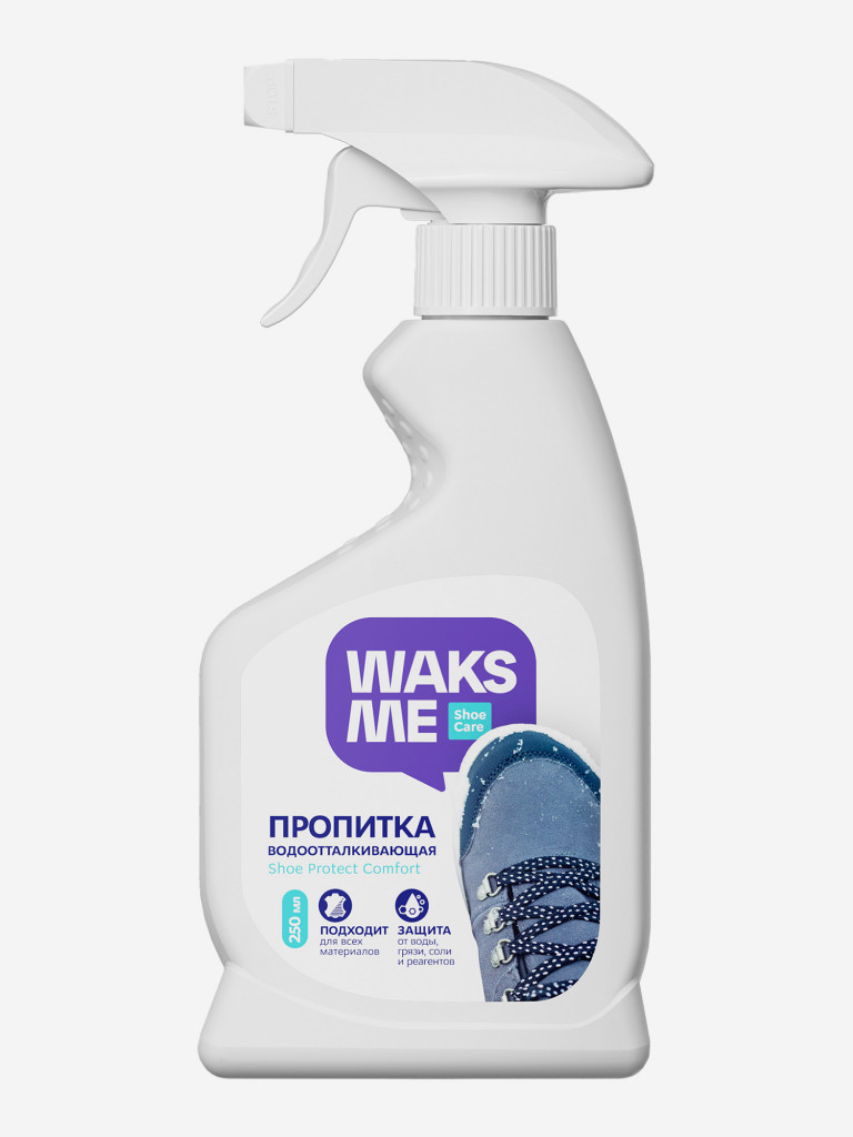 Водоотталкивающая пропитка для обуви WAKSME Shoe Protect Comfort
