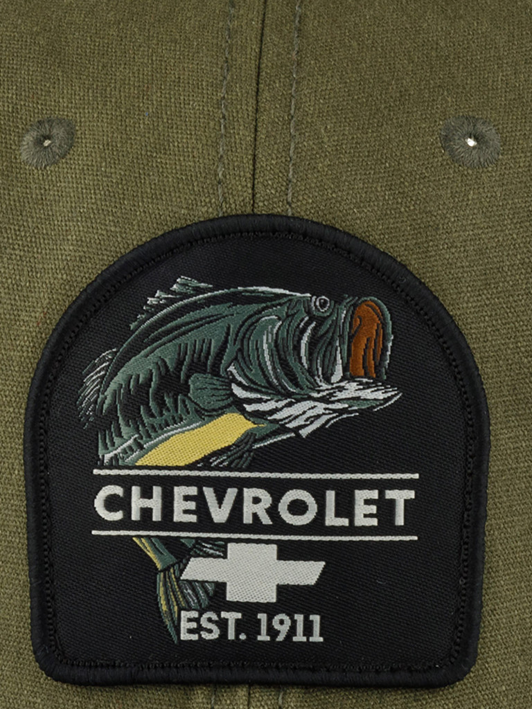 Бейсболка AMERICAN NEEDLE SMU806A-CHEVY Chevrolet Waxed Hepcat (оливковый)