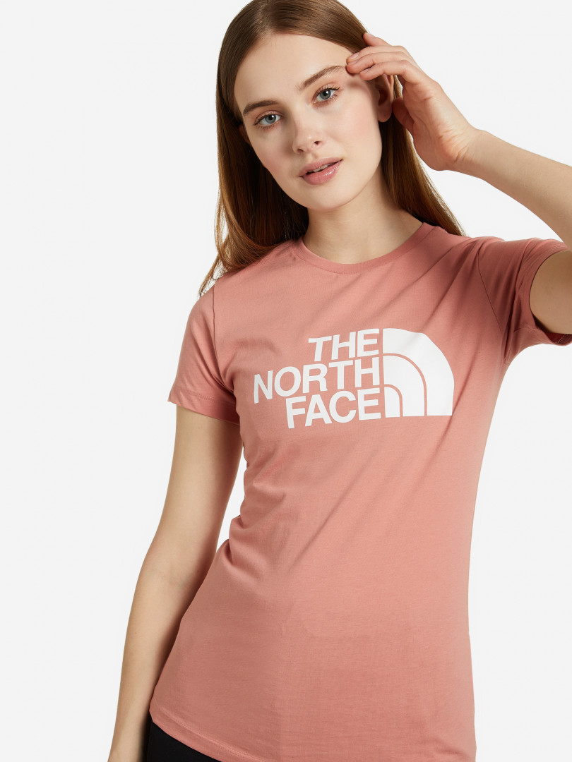 фото Футболка женская the north face easy, розовый